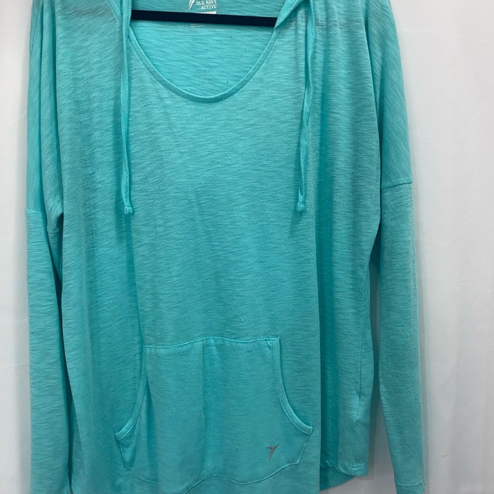 Old Navy Teal Hoodie Sweatshirt